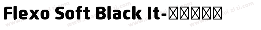 Flexo Soft Black It字体转换